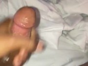 Jerk off my oiled up BBC first thing in the morning 