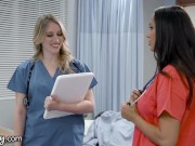 Girlsway Hot Rookie Nurse With Big Tits Has A Wet Pussy Formation With Her Superior 5/16