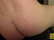 Whipped tattooed teen redhead submissive 14/16