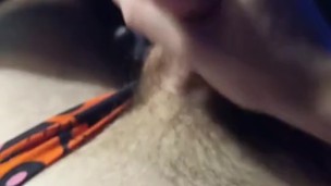 Twink in skull undies jerks it