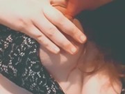 Pregnant bitch pleases self