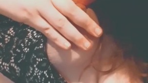 Pregnant bitch pleases self