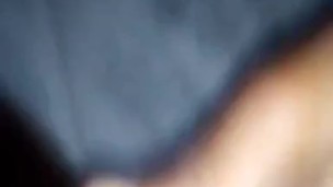 Petite ebony teen masturbating