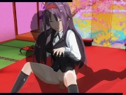 3D HENTAI Konno Yuuki loves cum in her pussy 4/16