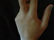 Teen plays with pussy and imagines you're there  14/16