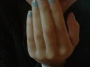 Teen plays with pussy and imagines you're there  16/16