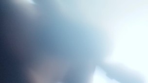 Look at twink through his cum on lens - cumshot on camera lens