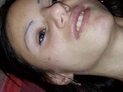 Обожаю плевать в рот своей рабыне. Лесби фетиш, золотой дождь 13/16