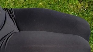 Little home workout in yoga pants