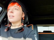 Having an orgasm while driving part 2