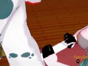 Furry Hentai 3D Yiff - Bull with Rabbit have Hard Sex 1/16