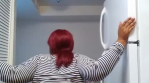 Sexy BBW Milf in the Kitchen