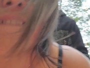 Almost got caught having a quickie outside in the woods! 15/16