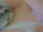 Little shower peak soapy titties 