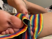 Ted toes teasing  - Screenshot 12 of 16 - Wife