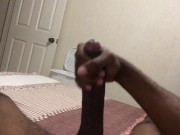 Young solo Caribbean BBC has huge cumshot!!