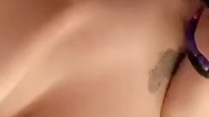 Amateur - SOLO SLUT PLAYS WITH HER TIGHT LITTLE WET PUSSY