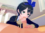 Ruka Sarashina Kanojo Okarishimasu 3D HENTAI 1/8