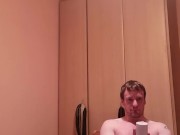 Fucking a Jet Vet while watching porn and cumming 15/16