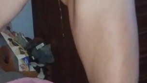 Punk rock slave pissing in redconverse 