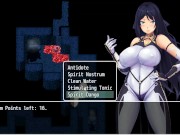AyanoTheExorcist [Hentai Game] masturbating in a weird cave 7/16