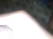 Teen Pinoy masturbating inside the CR while his parents are having a dinner