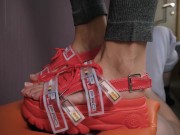 Boot Licking, Boot Fetish, Spitting, Trampling face, Boot Worship, Female Teen 11/16