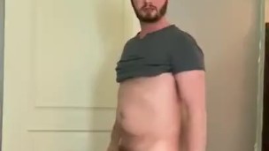 Flopping Massive Dick Around