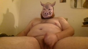 Little Pig jerks off