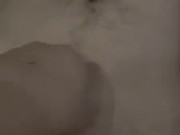 Mistress squeezes, slaps, punches, kicks balls and gives foot job to her bitch slave 1/16