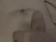 Mistress squeezes, slaps, punches, kicks balls and gives foot job to her bitch slave 13/16