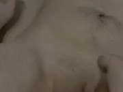 Mistress squeezes, slaps, punches, kicks balls and gives foot job to her bitch slave 9/16