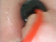 opening my ass with an inflatable plug