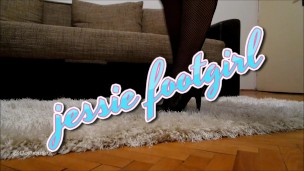 Mistress Jess In Fishnet Stockings And Black High Heels Trailer