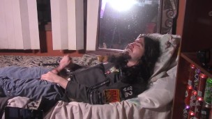Handjob + Cum Eating MALE SOLO (left angle)
