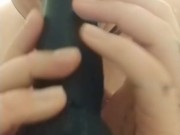 Curvy Girl Fucks Herself in Shower