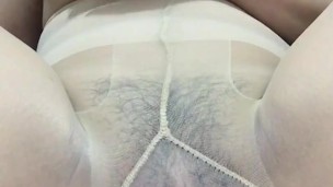 Nipple Play While On Stockings Till The Pussy Drool - Dripping Wet Pussy