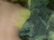 Anal Virgin Takes It Hard While Baby Sitting  3/16