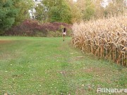 Sexy Ebony Jogger Can't Hold Her Pee and Wets Her Tight Shorts - AllNaturalAbby