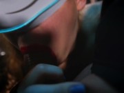  Hot Pussy gives a superb blow job in the car - Sperm loving and purring dripping sperm 12/16