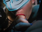  Hot Pussy gives a superb blow job in the car - Sperm loving and purring dripping sperm 13/16