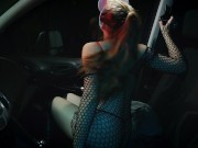  Hot Pussy gives a superb blow job in the car - Sperm loving and purring dripping sperm 5/16