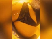 Giving my step uncle a lap dance while his wife is upstairs  10/16