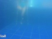 Amputee touches herself in the pool 14/16