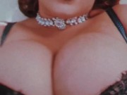 POV Horny Big Tit Redhead Shows Off