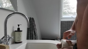 Being creative - huge load of cum