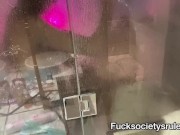 Squirting on the bathroom floor 9/16