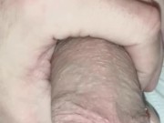 Slow motion handjob