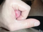 Slow motion handjob