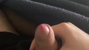 So Horny He is Leaking Precum and then shoots a MASSIVE Load